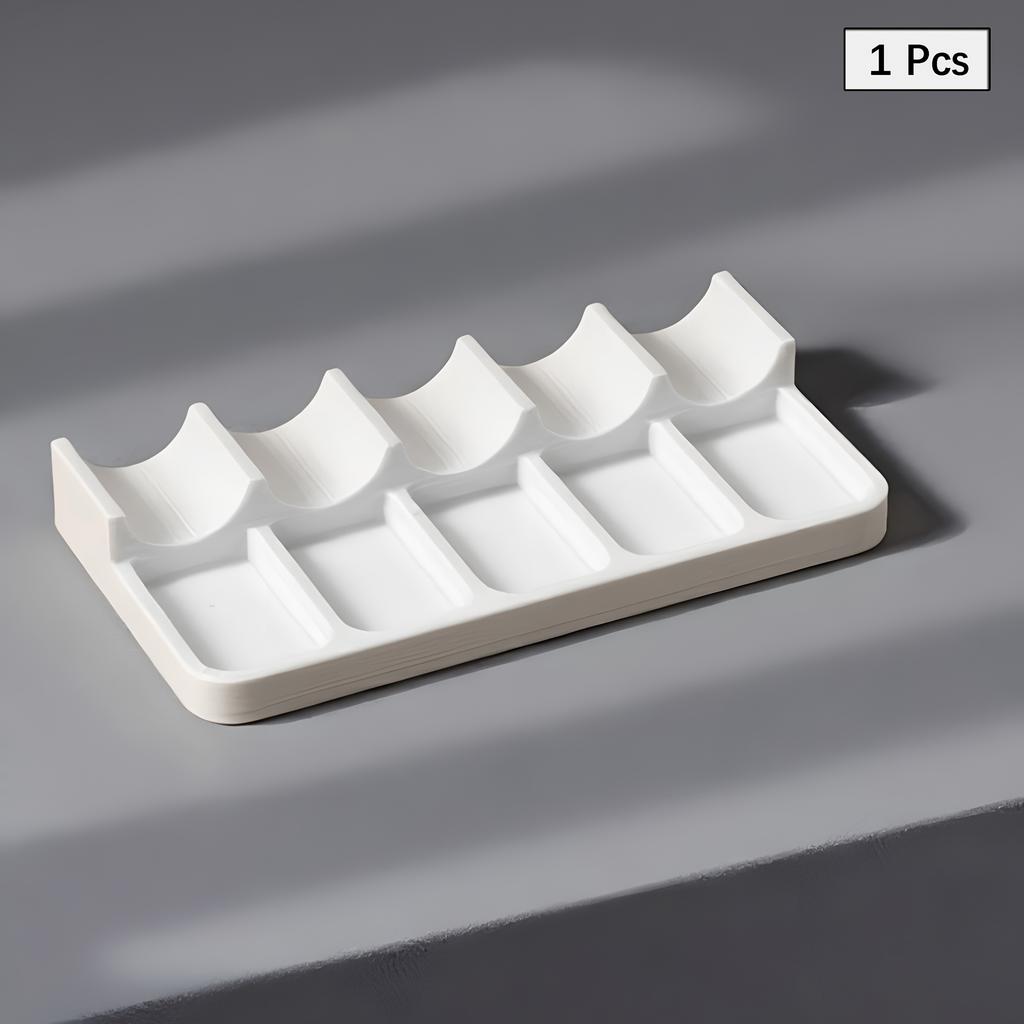 Пластиковый держатель для кистей, напечатанный на 3D-принтере, легкий, портативный, подставка для кистей для рисования, компактный, экономичный по пространству, мини-размер, коробка для хранения кистей