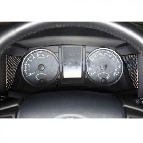 Панельная отделка обеих сторон приборной панели из настоящего углеродного волокна Для Toyota Tacoma 2016- 2*