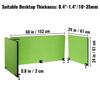 Desk Divider 60'' Desk Privacy Panel, 3 Panels Privacy Acoustic Panel, Sound Absorbing Acoustic Privacy Panel, Reduce Noise and Visual Distractions,