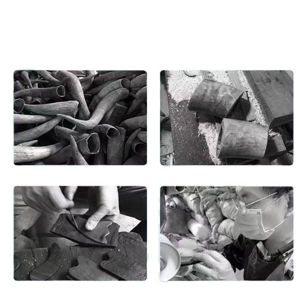 Gua Sha Ox Horn Massage Comb Meridian Scrapping Buffalo Horn Meridian Comb Men