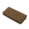 Used 12564 Zippy Wallet M82444 7940 New Model Black Zip Around RFID Excellent Condition Monogram Reverse Brown Unisex
