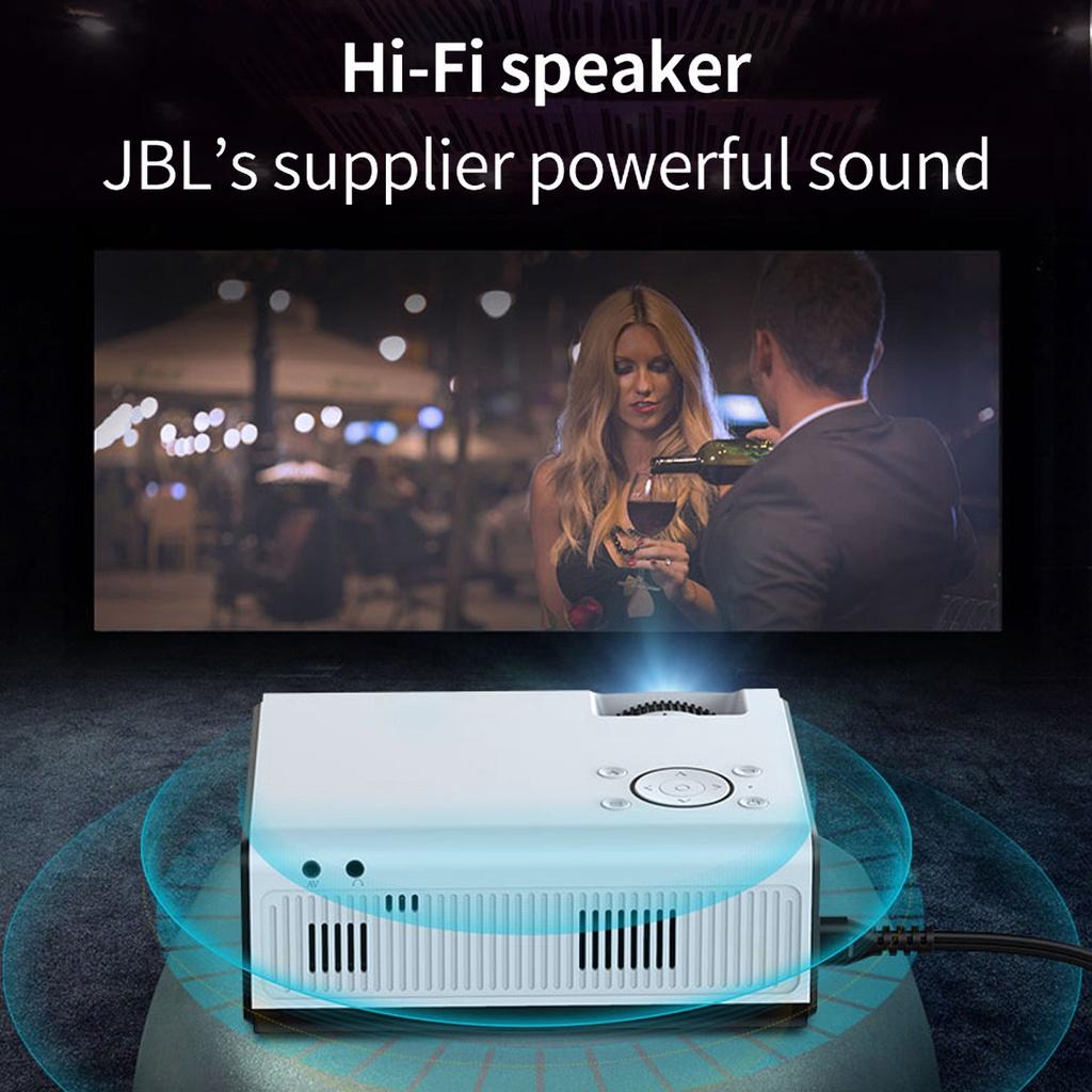 HD 1280x720P T01 Мини-проектор Нативный LED Android 9.0 5G WiFi Видеопроектор Домашний кинотеатр Смарт 3D Фильм Игра Проектор