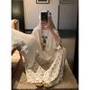 Cartoon puppy printed short-sleeved pajamas women's summer new large-size wide-leg walking pants loungewear set can be worn outside
