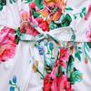 Kids Girl Floral Printed String Sleeveless One-piece Summer Jumpsuit Party Dress