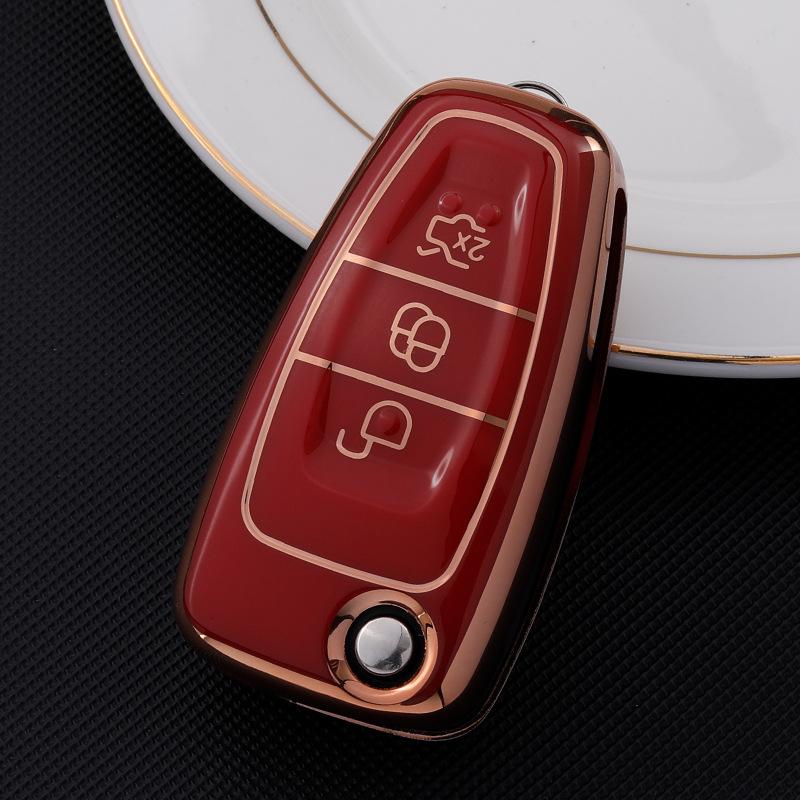 Ford Mondeo Key Set for Fox Wingbo Fiesta Forrest Lincoln Mustang TPU All-inclusive Shell