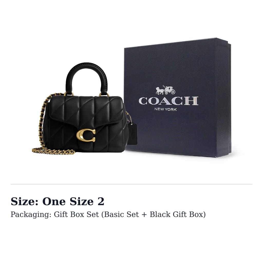 COACH Tabby Sheepskin One Shoulder Handbag Small Women's Black CCC12-B4BK