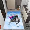 Frozen Adventure Disney Cartoon Theme Anti-Slip Rug - Polyester, Home Decor, Suitable for Bedrooms, Living Rooms, Doorways, and Studios
