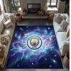 Фланелевый ковер с принтом Manchester City, нескользящий, мягкий, из полиэстера, для пола, декоративный коврик для спальни, гостиной, дивана