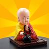 Татхагата Будда бьет деревянные игрушки-рыбы, декоративная настольная статуя Будды, украшение