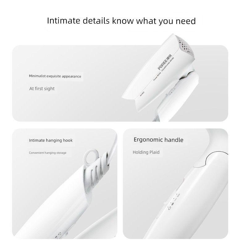 Borui Hair Dryer for Dormitory Use, Strong Wind, Portable, Quick-Drying Hair Dryer, Official Flagship Store Genuine Product