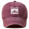 Retro Washed Baseball Cap Soft Top Dad Trucker Hat Adjustable Visor