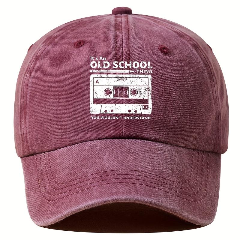 Retro Washed Baseball Cap Soft Top Dad Trucker Hat Adjustable Visor