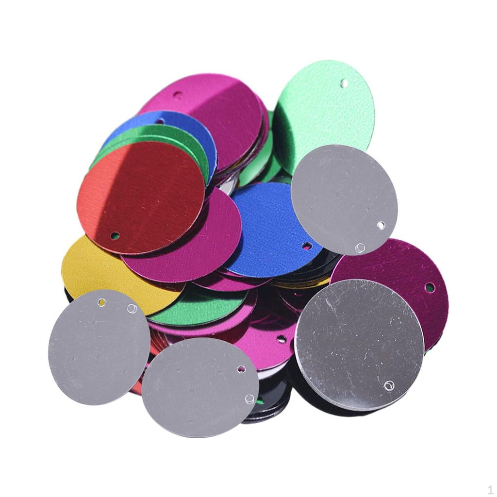 85 шт., 20 мм, плоские круглые свободные заколки для волос с блестками, декоративные нашивки, набор аксессуаров для платья «сделай сам», для