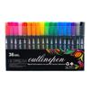 Marker Pen for Smooth Flow Glitter Gel Pen For Drawing Writing On Multiple Surfaces Fade Resistant Art Tools