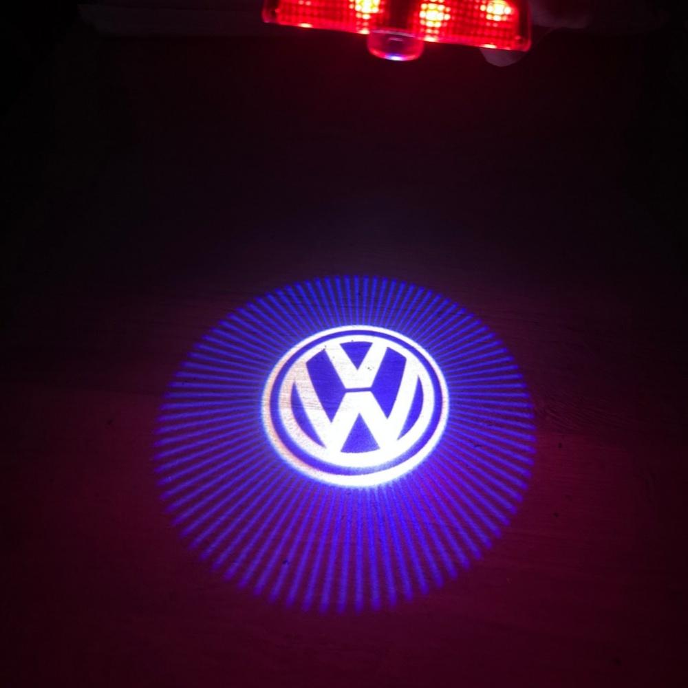 Car LED Decorative Door Light Welcome Projector Lamp For VW Passat B6 B7 Sharan CC Golf 5 6 7 Jetta Scirocco 3 Tiguan EOS Ox3