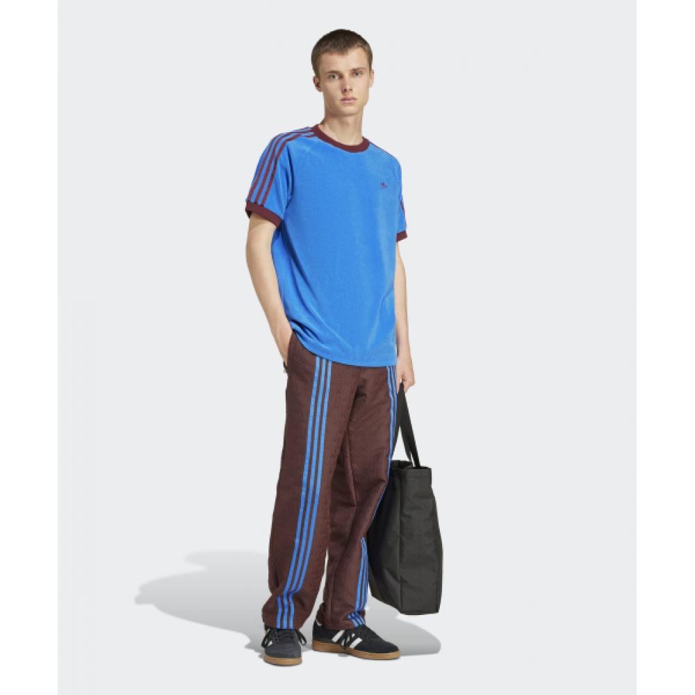 Adidas 70s Club Pants   Brown Blue  Jn5970