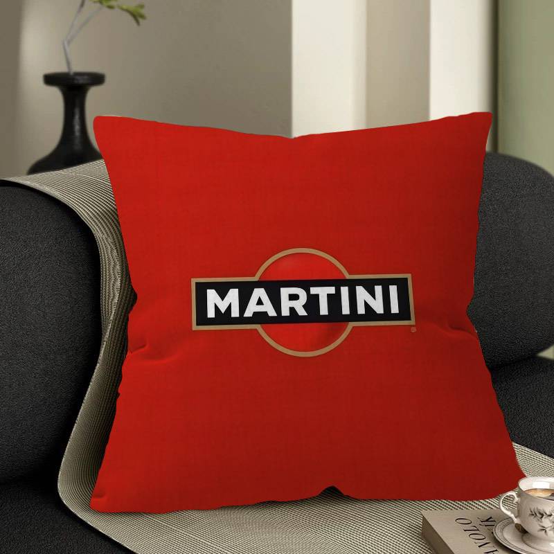 Classic Cocktail MMartini Racing Pillow Covers Cartoon Sofa Decorative Home Doublesided Printing Short Plush Cute Cushion