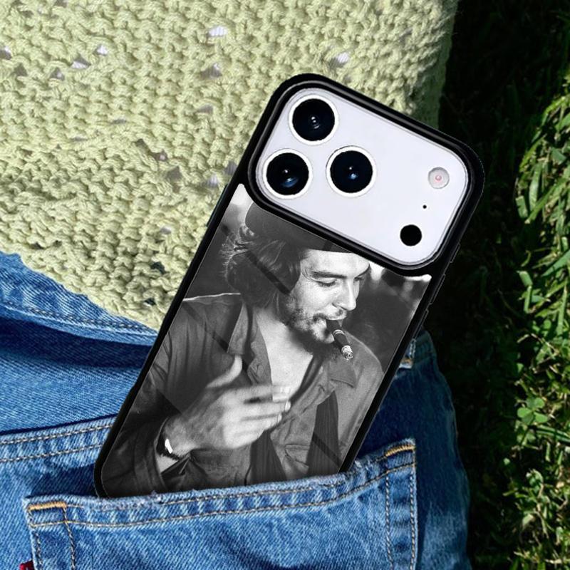 Че Гевара курит сигару Печать Чехол для телефона для IPhone 11 12 13 14 15 16e 17 Pro Max Чехол для IPhone 17 Air