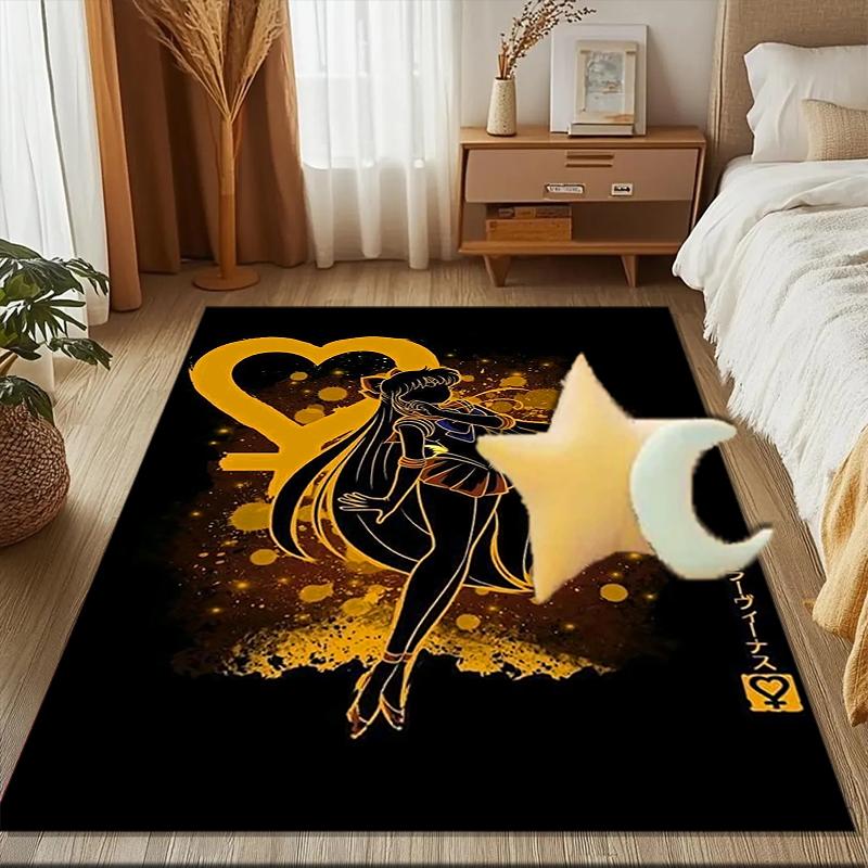 Moonlit Guardian Area Rug Suitable for Indoor And Outdoor,Carpets for Kitchens, Homes, Offices, Living Rooms,Home Decor,Christmas Gift