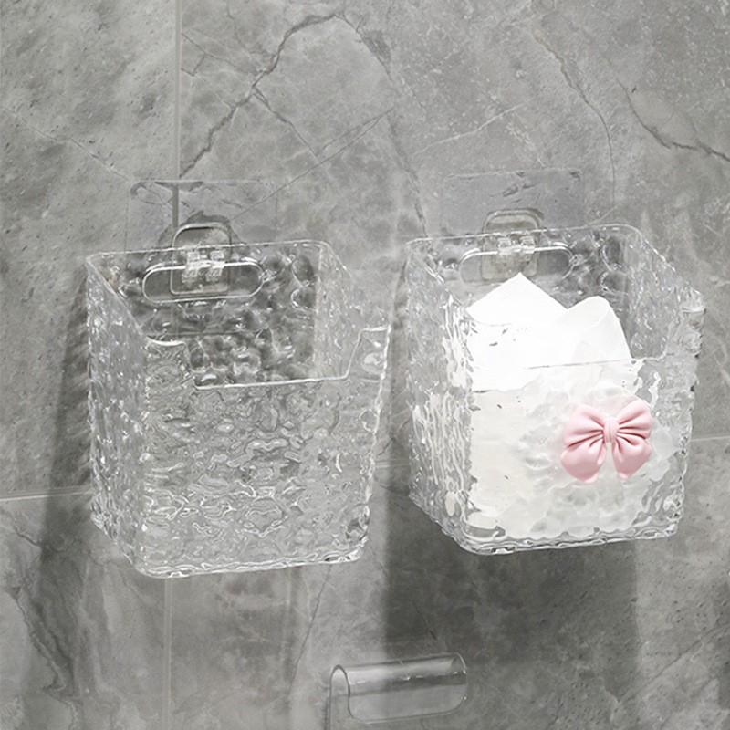 Держатель зубной пасты без пробивного отверстия, настенный органайзер для кистей для макияжа, полка для хранения, ящик для хранения в ванной комнате, сливной ящик