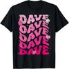 Dave Personalized Name I Love Dave 70's Vintage T-Shirt