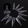 100Pcs/Box Stiletto Nail Mold Tips Nail Dual Forms For Poly Nail Gel Finger Extension Nail Art UV Builder Easy Find Extension Tool
