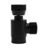 A20F-Black CO2 Cylinder Adapter Self-Made Beer Barrel Regulator TR21.4 To W21.8, CO2 Tank Accessories For Soda Manufacturer Mach