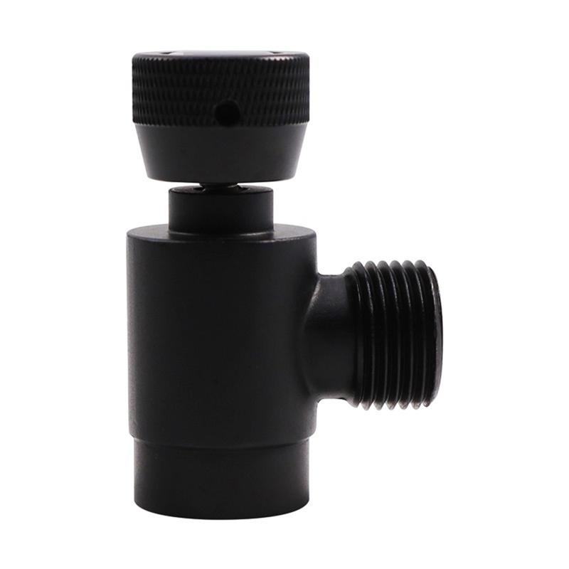A20F-Black CO2 Cylinder Adapter Self-Made Beer Barrel Regulator TR21.4 To W21.8, CO2 Tank Accessories For Soda Manufacturer Mach