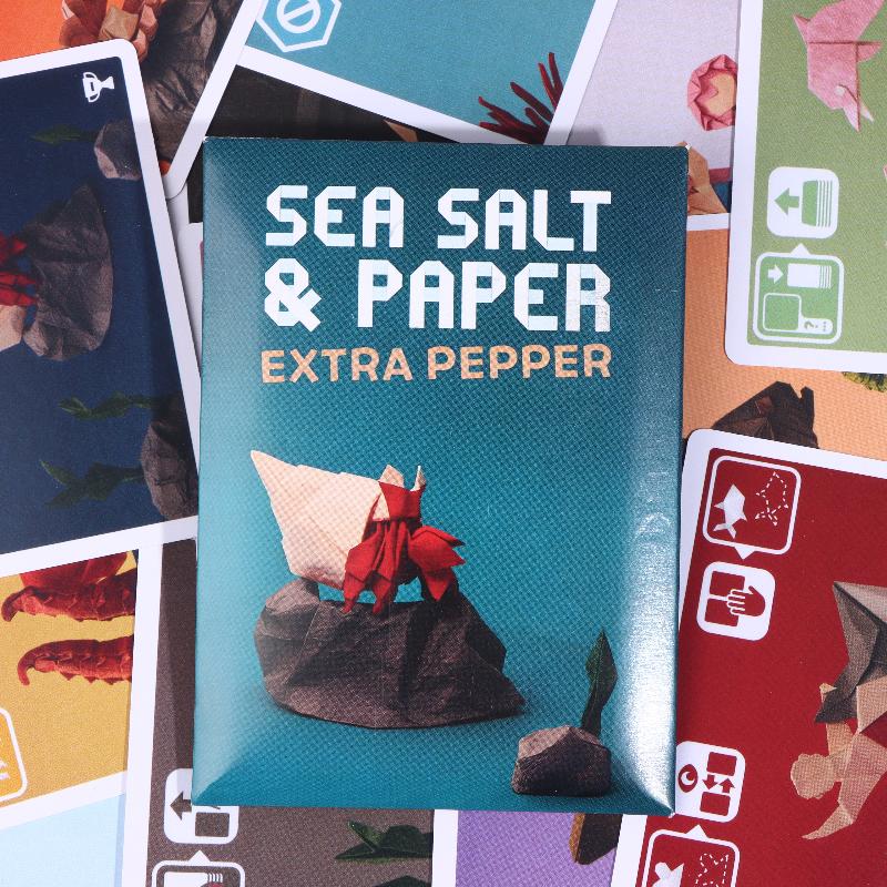 Морская соль и бумага Настольная игра Карточные игры Семейная вечеринка Настольная игра Игрушки для 2-4 игроков Стратегическая игра