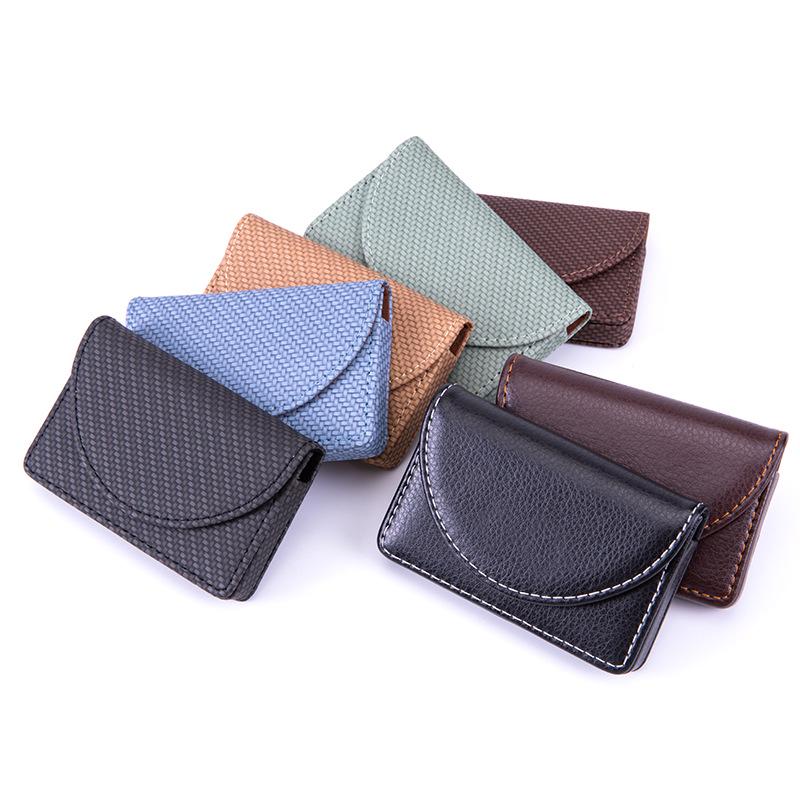 Металлический визитница с магнитной застежкой | Элегантный индивидуальный дизайн обложки