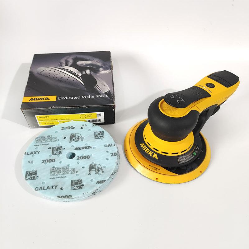 Mirka Galaxy Sandpaper 6-inch Porous Dry Abrasive Paper 150mm Disc Flocking flocking Mesh Each Sandpaper Auto Sanding Sheet