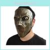 Маска на Хэллоуин Slipknot с лицом клоуна и ртом на молнии для костюмированных вечеринок