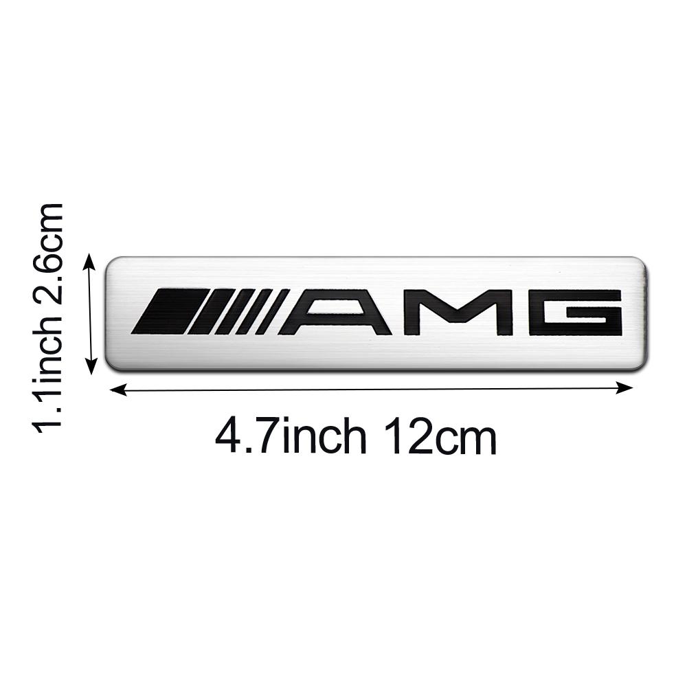 3D Metal Alloy Styling Car Emblem Body Stickers Accessories For Mercedes Benz AMG A B C E M R G S Class GLA GL CLA CES CLS SLK q3