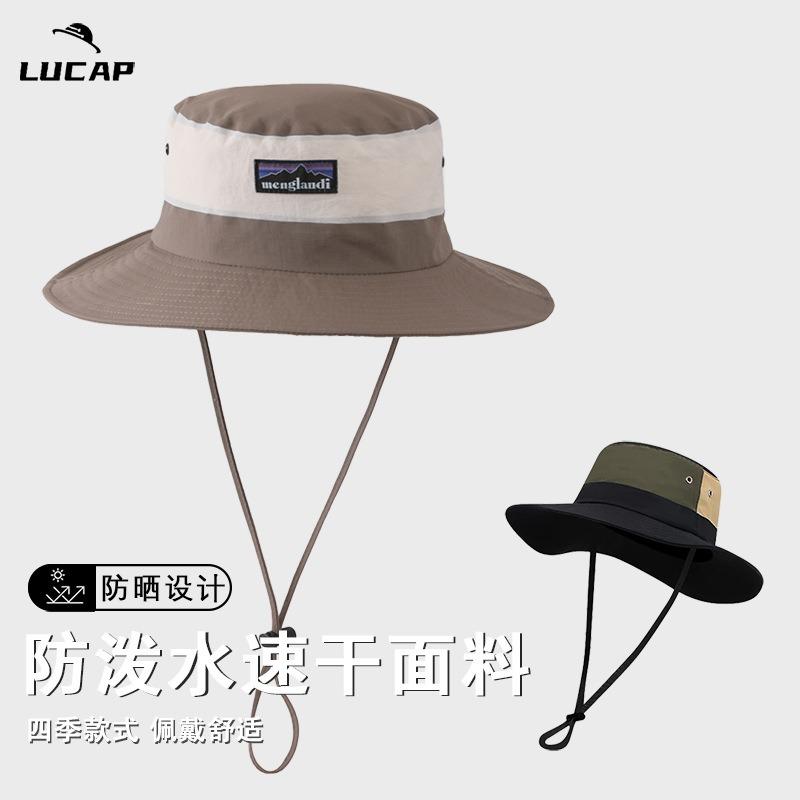 Sun Hat Men's Summer Full Face Sun Protection Bucket Hat Outdoor Mountaineering UV Protection Sun Hat Fishing Mountaineering Hat