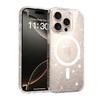 Магнитный чехол с магнитом для Magsafe Mag Safe Iphone 17 Air 16 E 15 Plus 14 13 Pro Max 12 11 13Pro 16E 14Pro 16Pro Блестящая прозрачная крышка