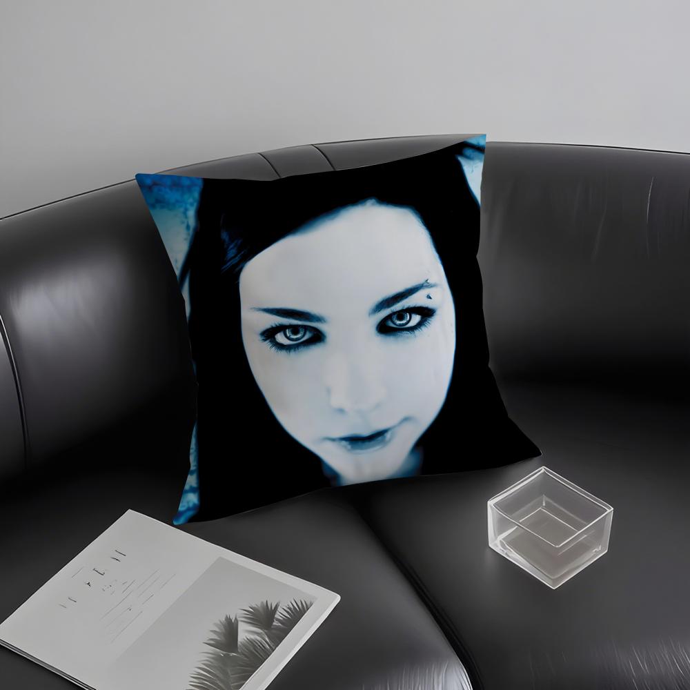 E-Evanescence A-Эми Ли Певица Наволочка для Подушки Ультра Мягкая Кожаная Ткань Облачная Мягкость и Скрытая Молния