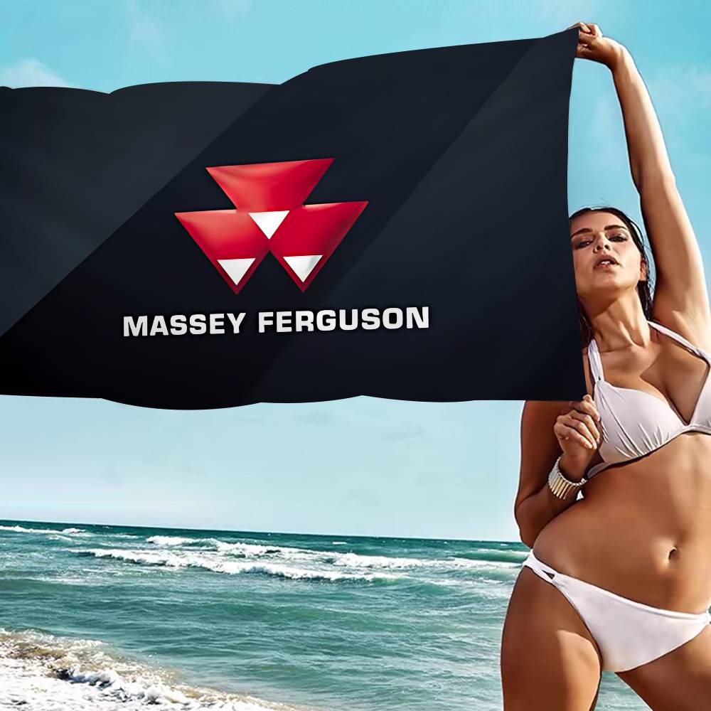 M-Massey F-Ferguson Микрофибра Пляжное полотенце Впитывающее Быстросохнущее Мягкое Йога Плавание Курорт Альпинизм Полотенце