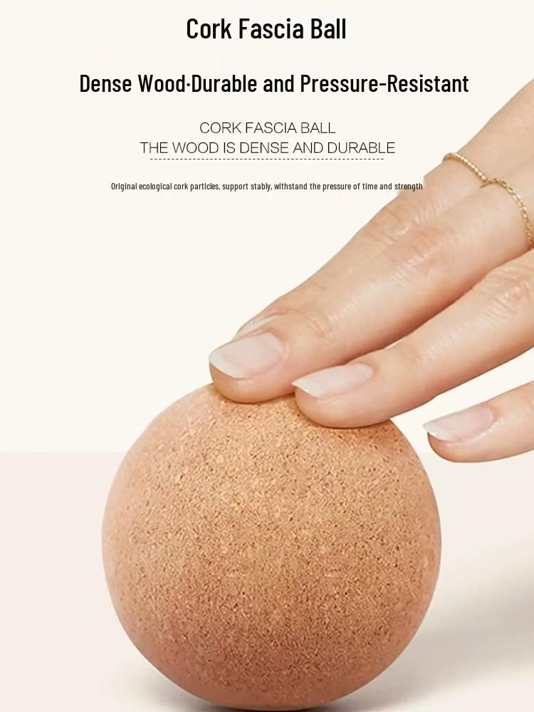High-Density Cork Yoga Massage Ball
