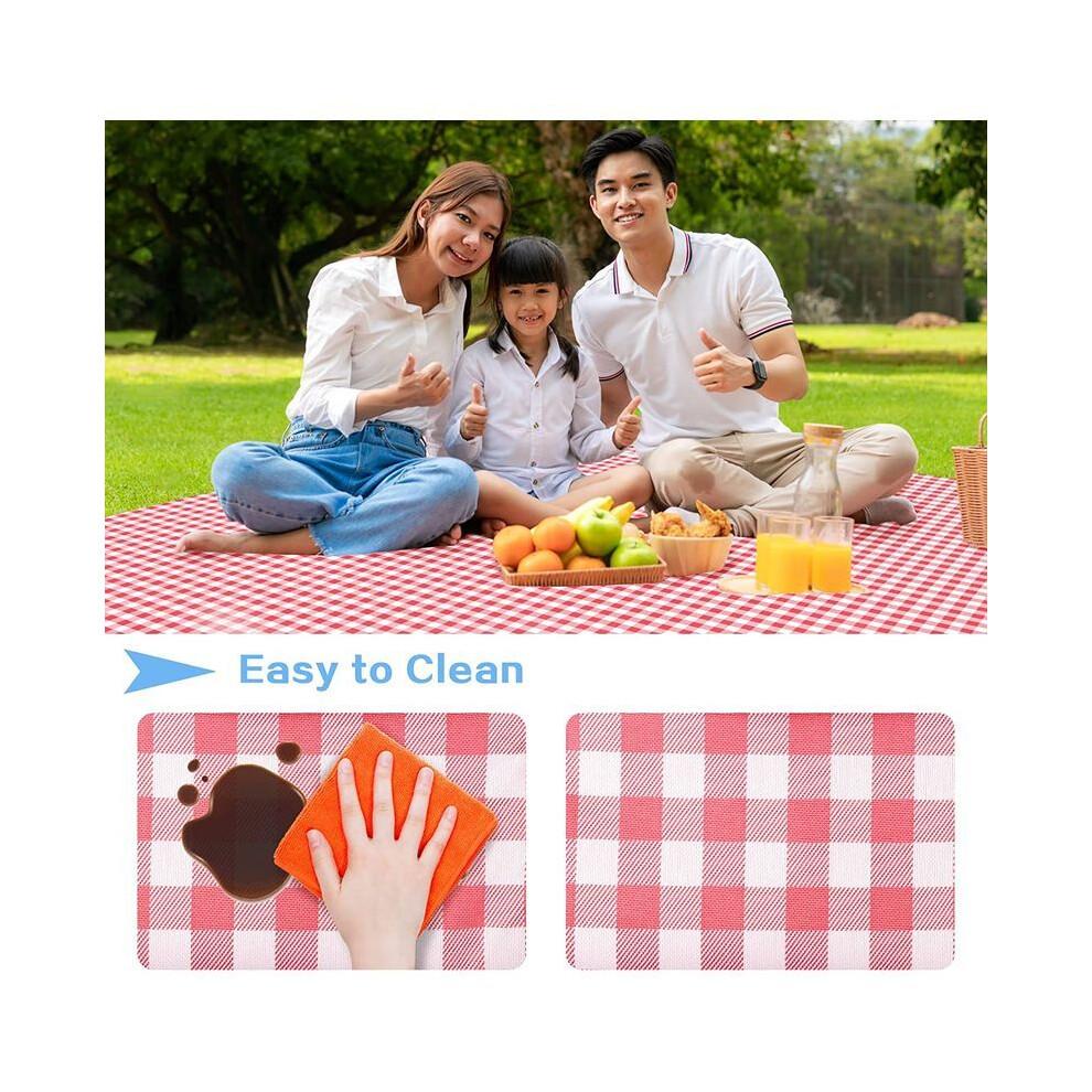Picnic blanket waterproof ,with carry handle strap, portable and foldable