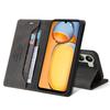 Кожаный чехол с магнитной откидной крышкой для Xiaomi Redmi 13C с силиконовым противоударным защитным чехлом для карт памяти