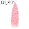 Ariel Curl Hair Water Wave Twist Crochet Hair Synthetic Braid Hair Ombre Blonde Pink 22 Inch Deep Wave Braiding Hair Extensions