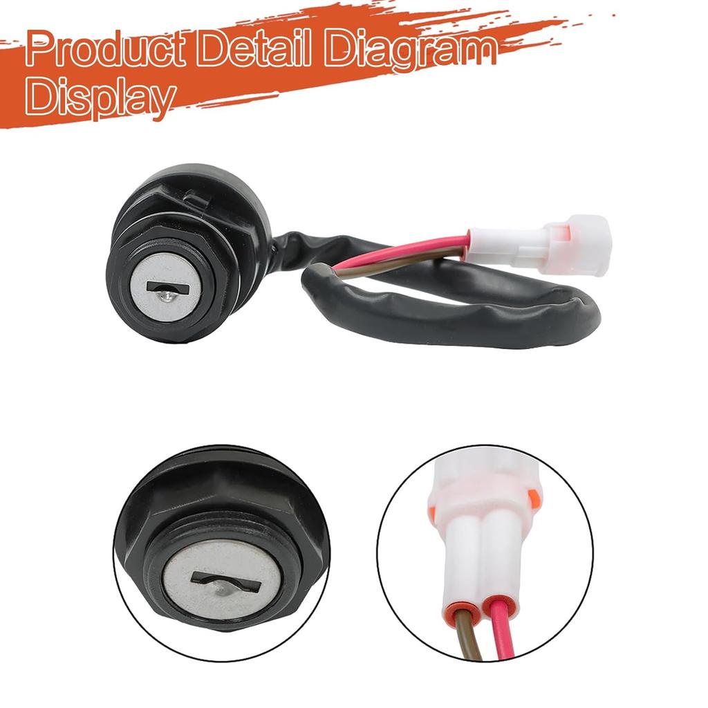 Labwork Ignition Key Switch Replacement For Yamaha Raptor 250 660R 350 700 YFM700R YFM350R YFM660R YFM250R
