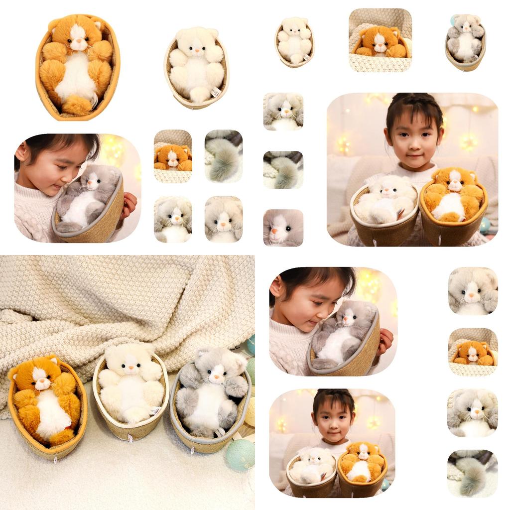 Soft Stuffed Animal Toy Wholesale Cat Plushies Perfect For Bedtime