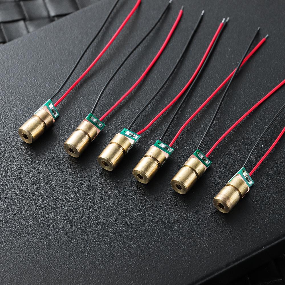 Hot Sale 5 Million Watt Red Sight Adjustable Lasers Laser Diodes Dot Diode Module 650nm 6mm 3V