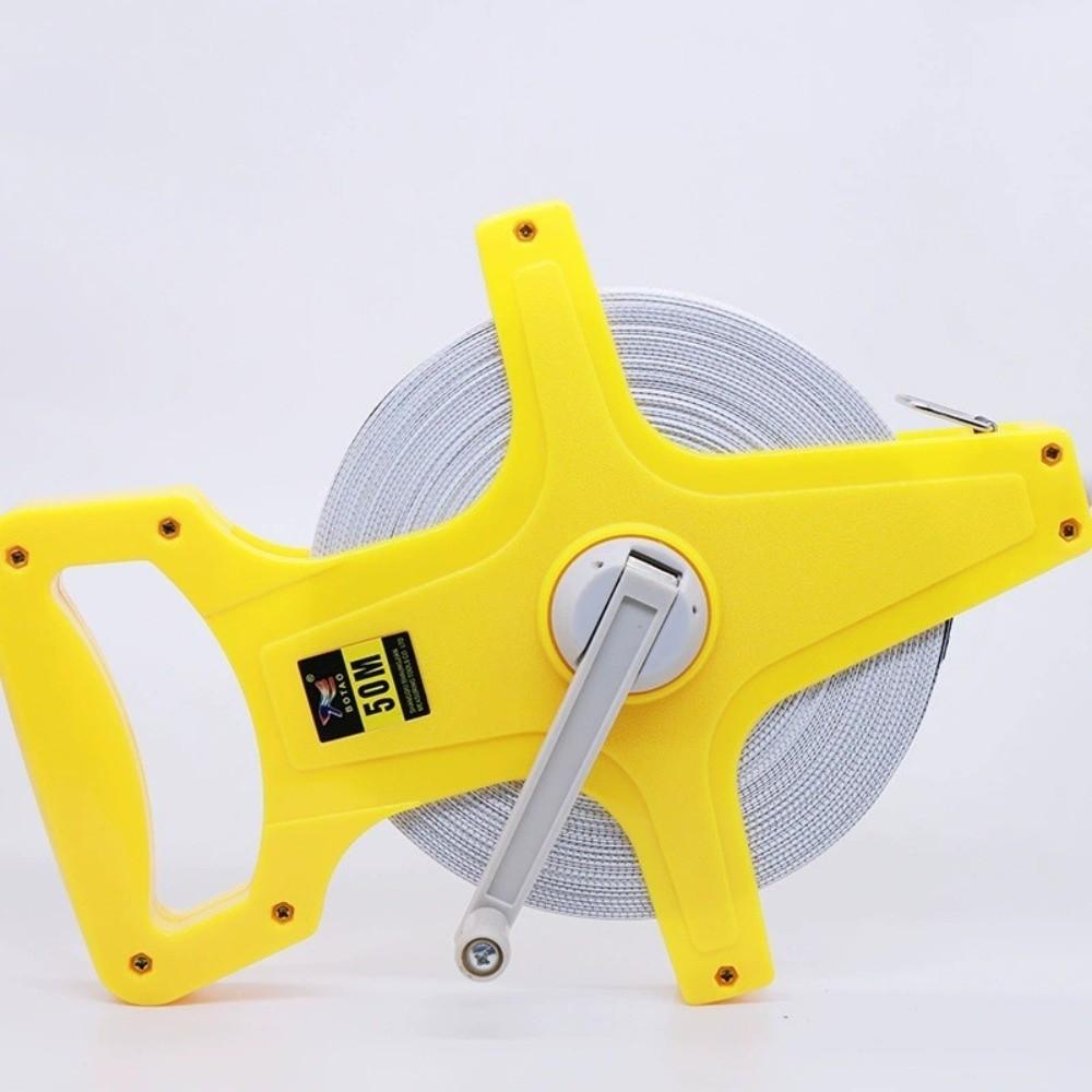 Impact Resistant Open Reel Tape Measure Multi-purpose Distance Measuring Ruler Construction Site
