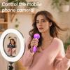 2.01 Inch Vlog Selfie Monitor Screen Magnetic Phone Back Camera Selfie Monitor for Live Streaming White