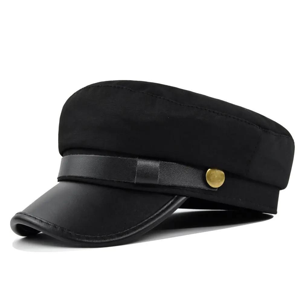 Painter Hat Flat Top Outdoor Travel Flat Top Retro Navy British Style Octagonal Hat Beret News Boy