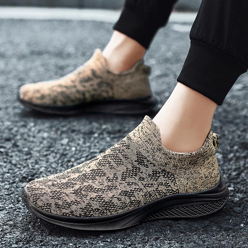 Кроссовки Spot Tide, летающие тканые спортивные мужские кроссовки 2024 года, новые эластичные кроссовки с носком, дышащие повседневные кроссовки для бега с мячом