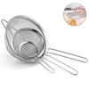 3 шт. Сита с мелкой сеткой из нержавеющей стали Кухонный фильтр Сита для продуктов