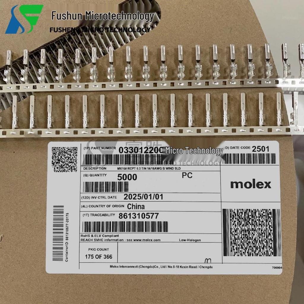 В наличии Оригинальный разъем Molex 33012-2001 Клемма